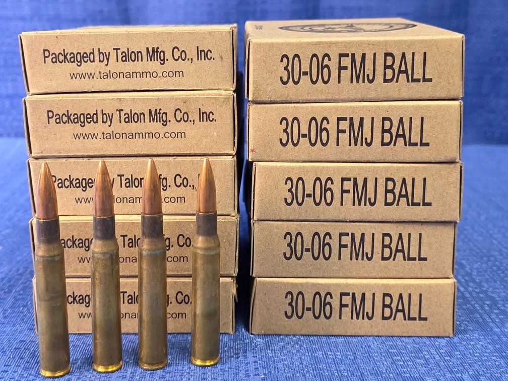 (200) rnds. of 30-06 FMJ Ball Ammunition