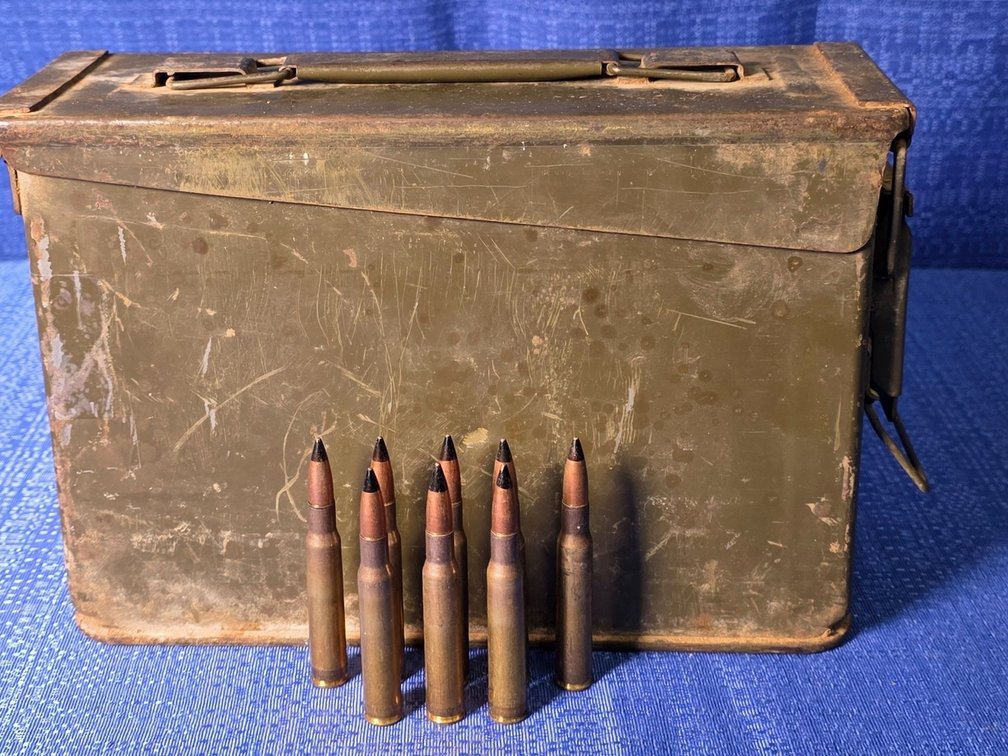 (202) rnds. of 30-06 Armor Piercing Cartridges and Ammo Can. (LPO)