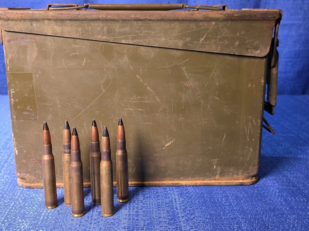 (204) rnds. of 30-06 Armor Piercing Cartridges and Ammo Can. (LPO)