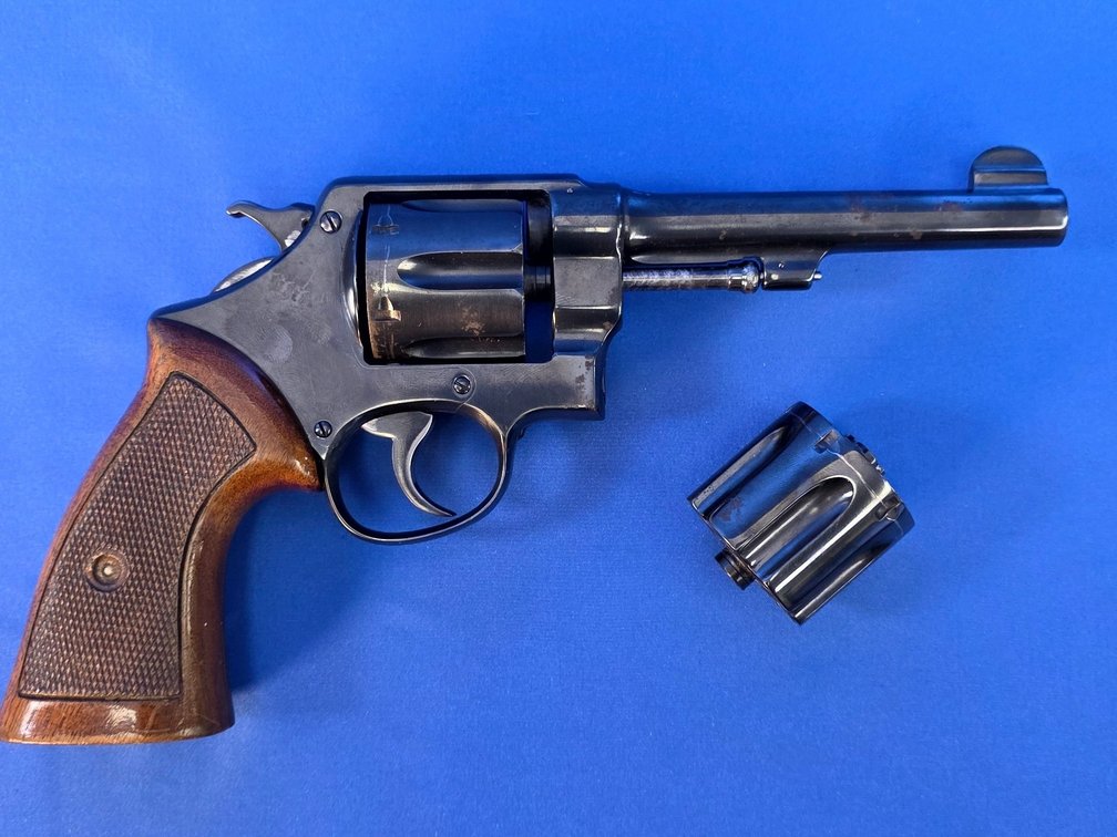 Smith & Wesson D.A. .45 Caliber Revolver & Spare Cylinder