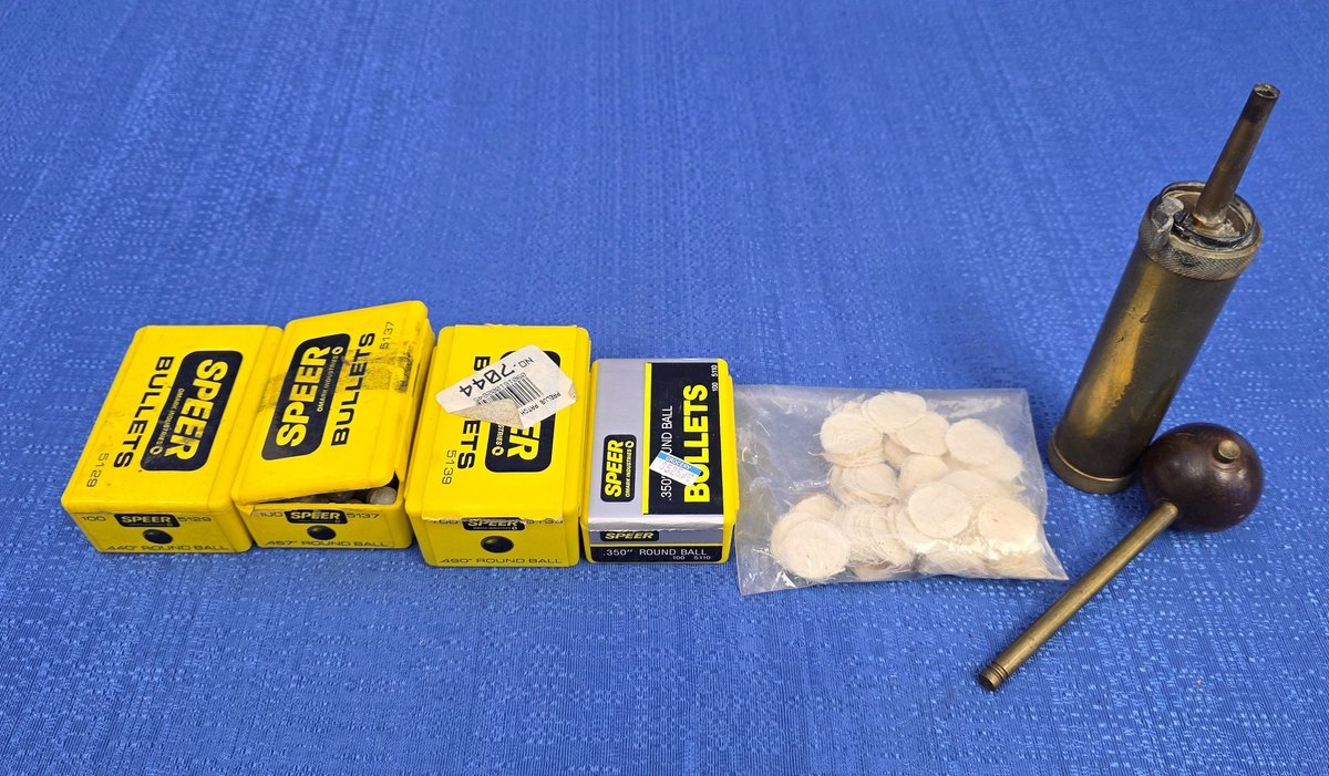 Speer Round Ball Ammunition & EVA Muzzleloading Accessories