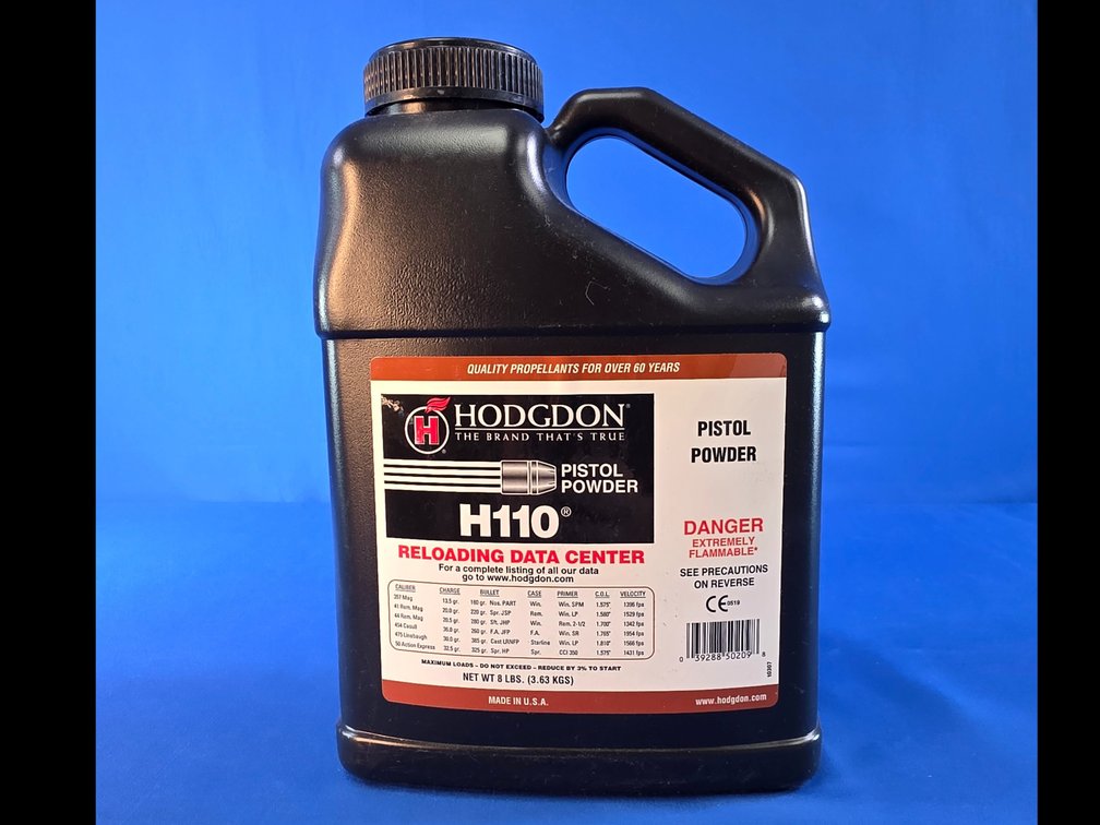 Hodgdon H110 Pistol Powder - 7 lbs 7oz. (LPO)