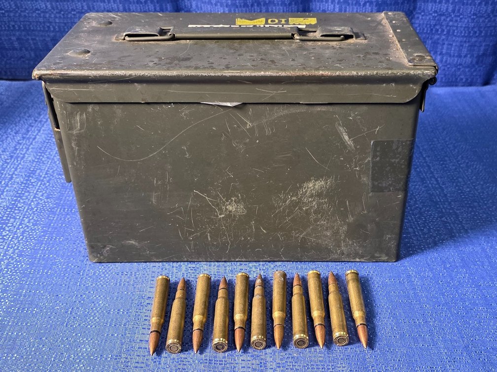 (363) rnds. of 30-06 Cartridges and Ammo Can. (LPO)