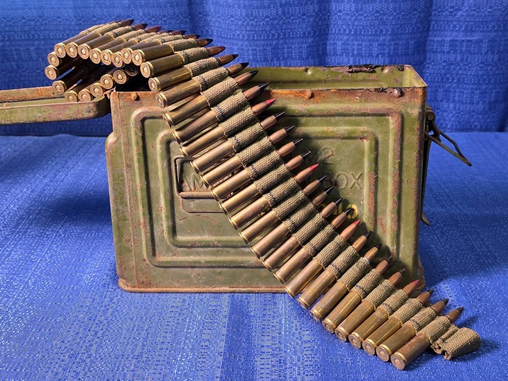 (250) rnds. of Belted 30-06 Armor Piercing w/ Tracer & Ammo Can