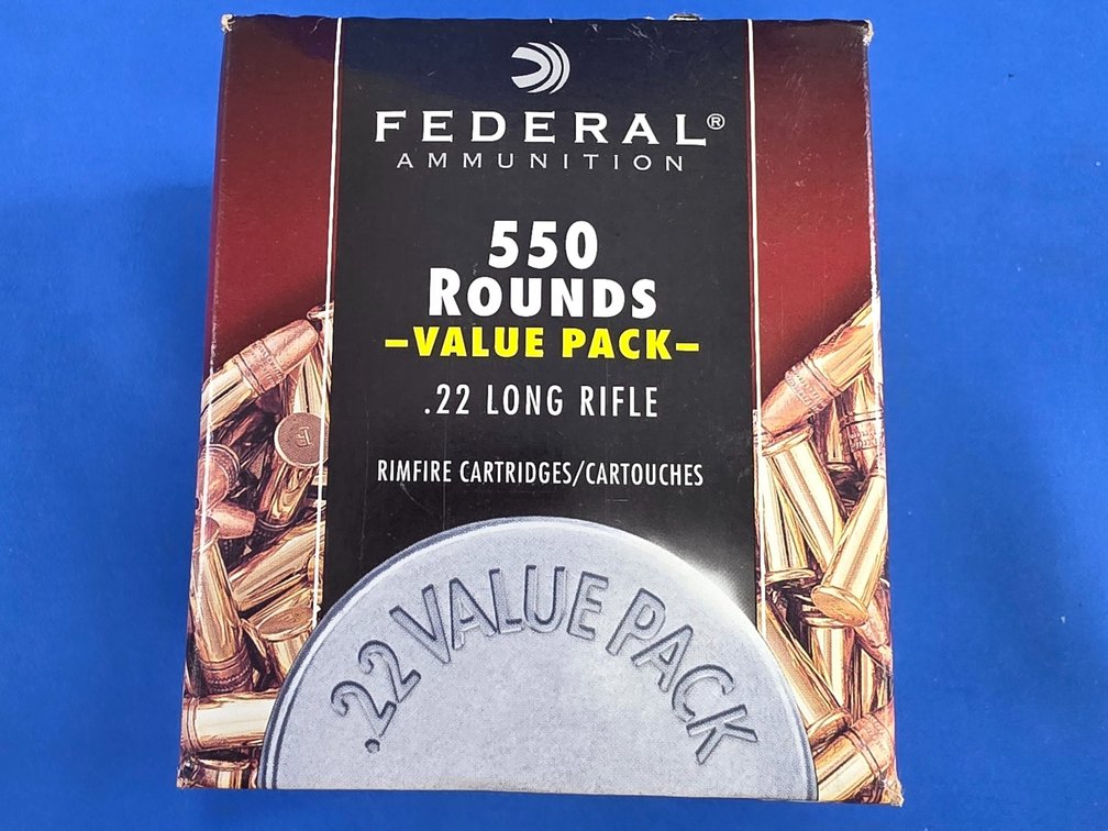 Federal .22 LR 550-Round Ammunition Value Pack