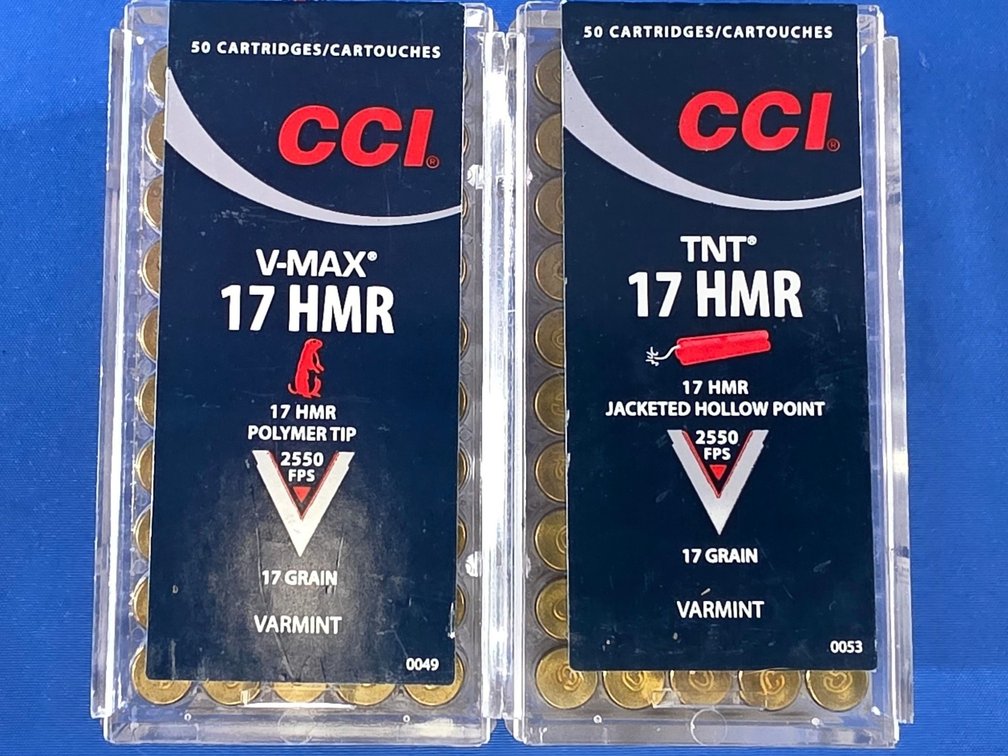CCI 17 HMR Ammunition (2 Boxes)