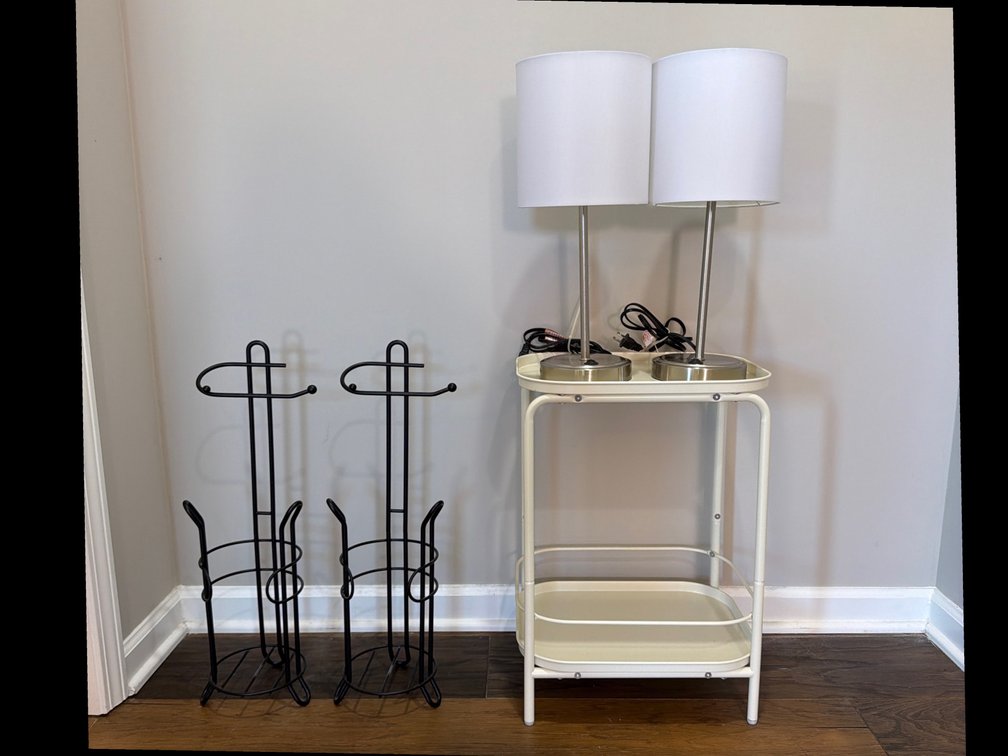 Metal Side Table, Pair of Table Lamps &  More (LPO)
