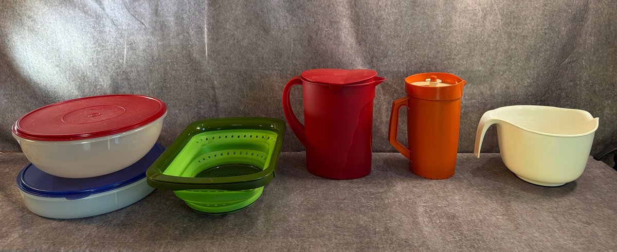 Tupperware Pitchers, Storage Bowls, & More