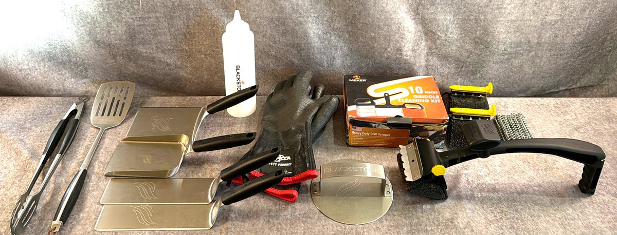 Blackstone Grill/Griddle Utensils, Burger Press & More