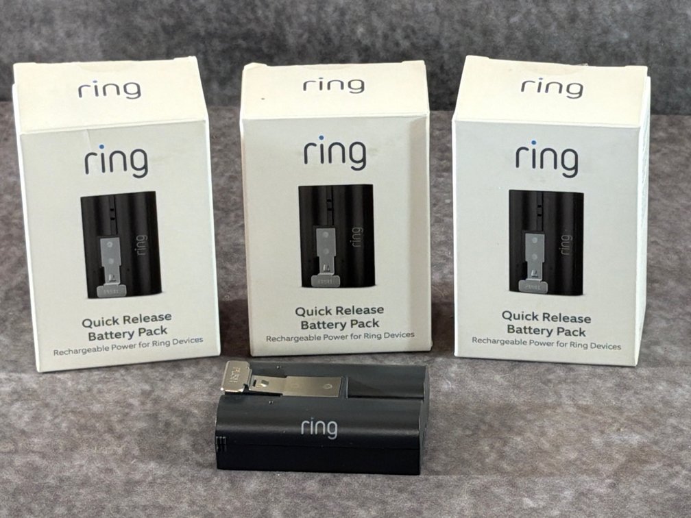 (3) Ring Rechargeable Batteries