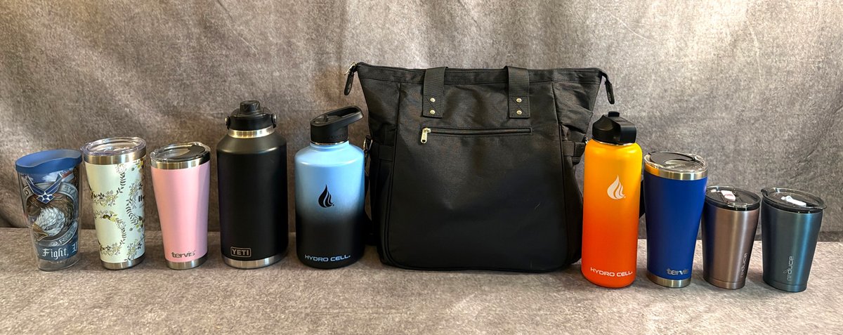 Insulated Water Bottles, Tumblers, & Cooler Bag