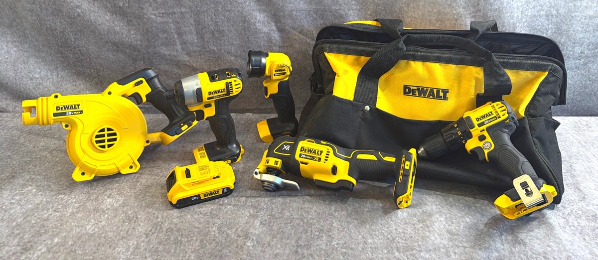 DeWalt 20V MAX Cordless Multi-Tool, LED Light, Battery & More