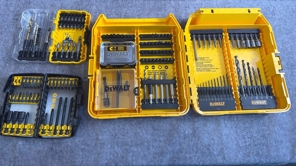 (3) Driver/Drill Bit Sets