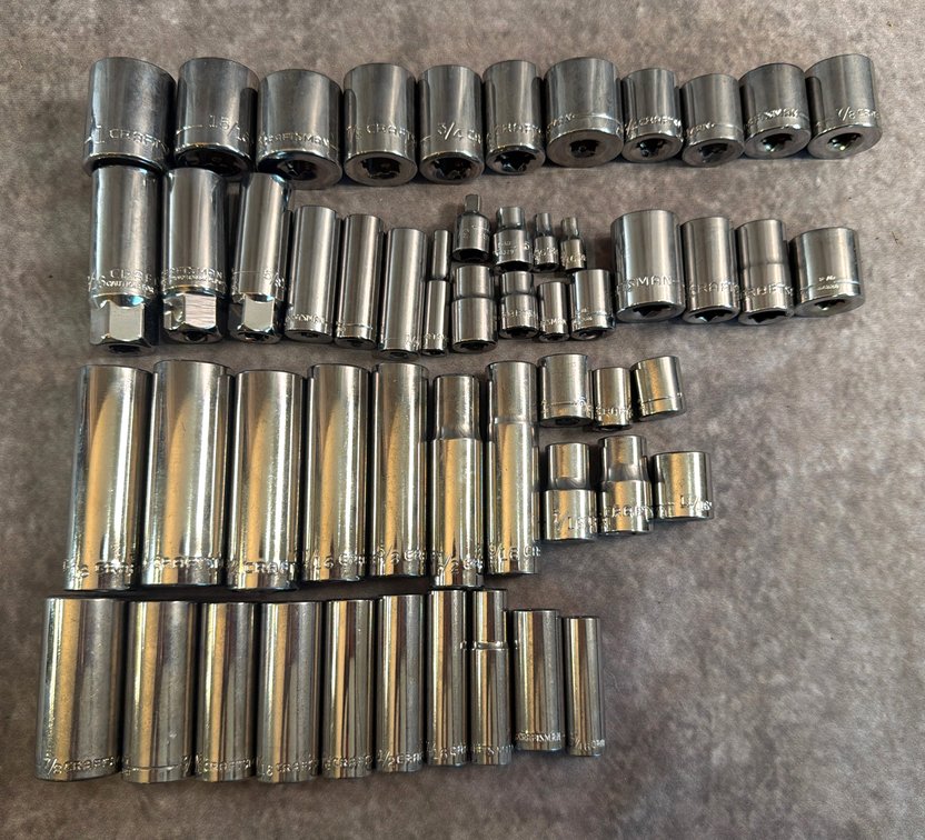 Craftsman Assorted SAE Sockets