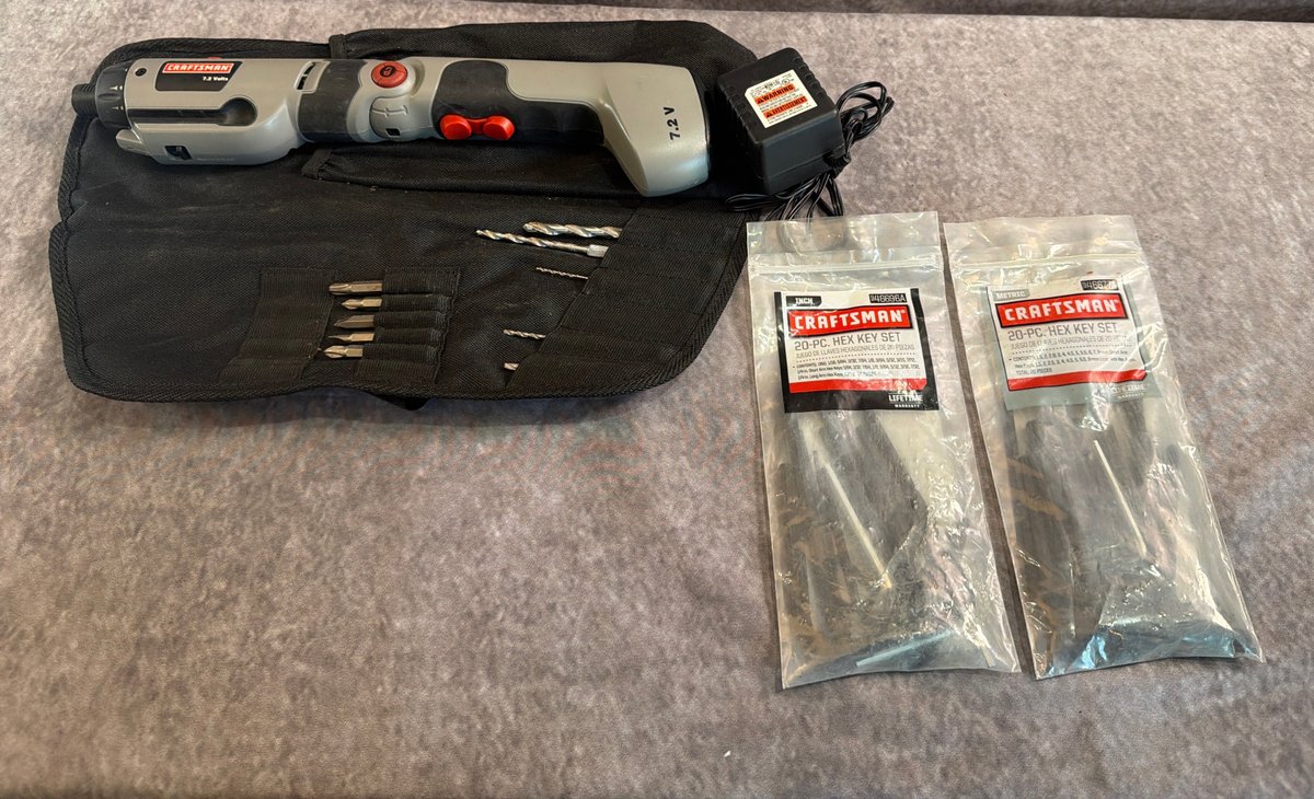 Craftsman Cordless Screwdriver & Hex Key Sets