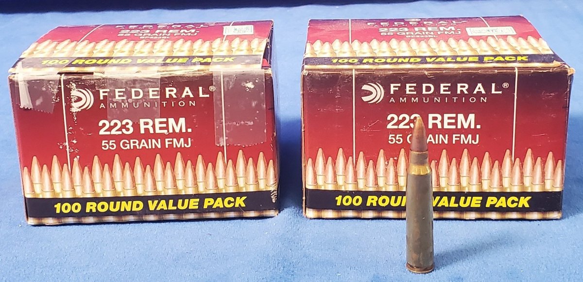 (2) Boxes Federal 223 Rem.