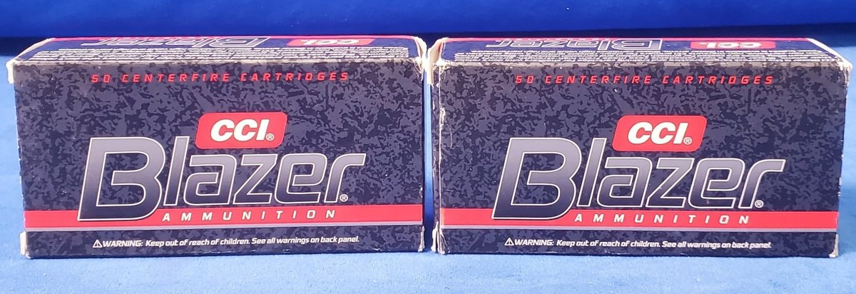 (2) Boxes CCI Blazer 45 Colt