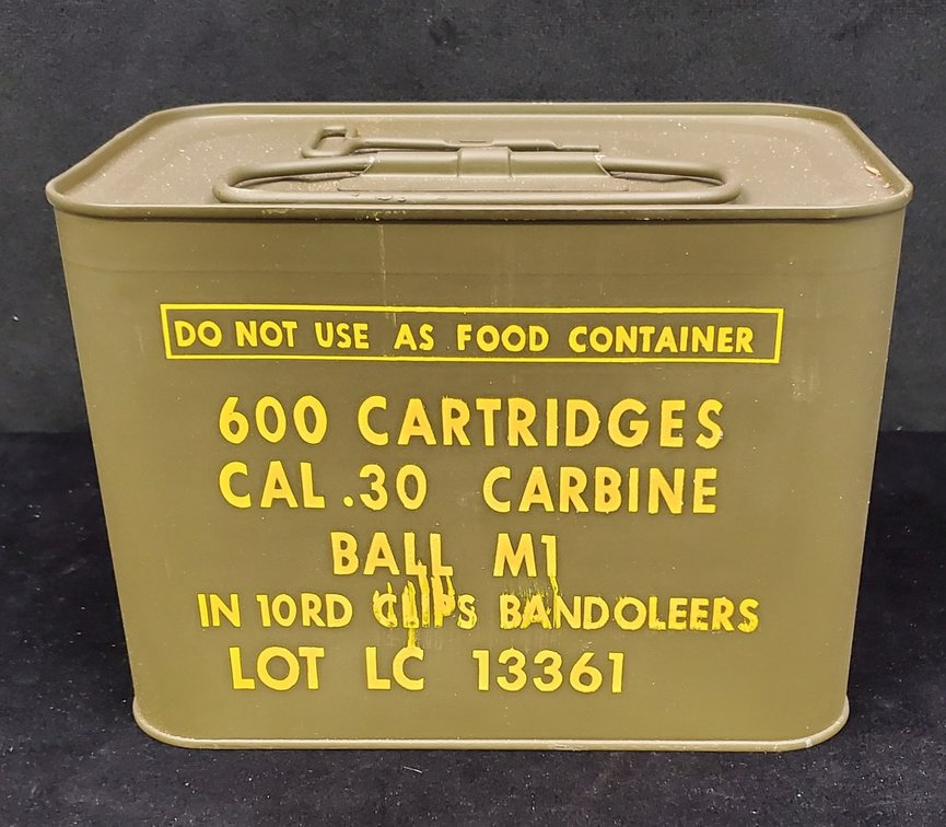 (600) Rds. .30 Cal Carbine in Spam Can