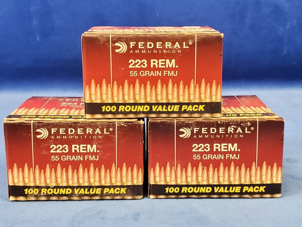 (3) Boxes Federal REM 223
