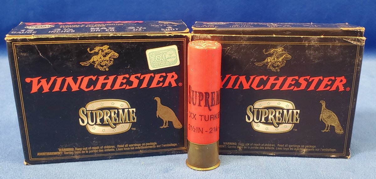 (2) Boxes Winchester Supreme 12 ga. Double X Mag.