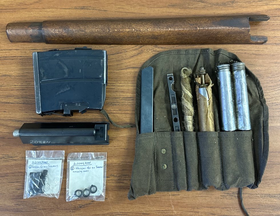 Swedish Ljungman Model AG42B Rifle Parts