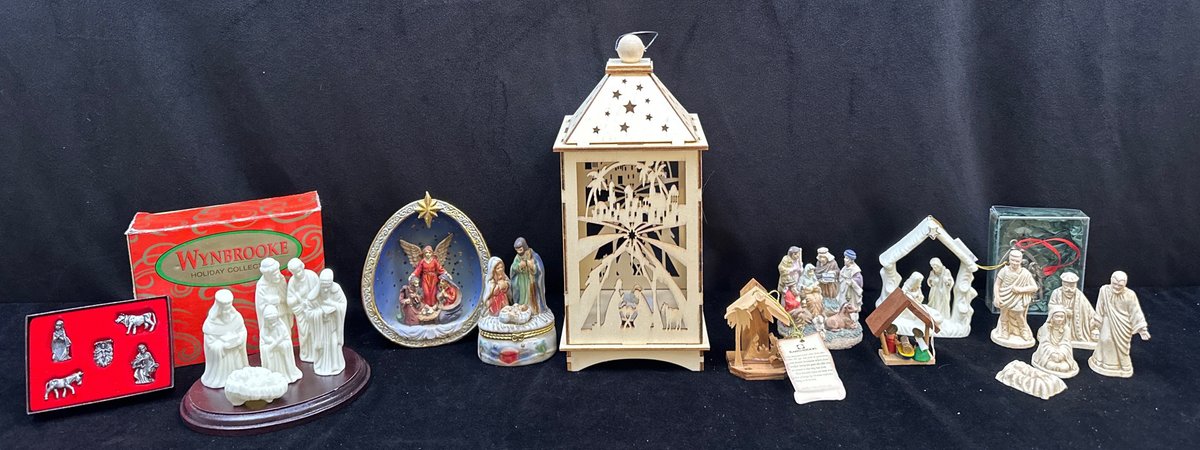 Assorted Nativity Collectibles 
