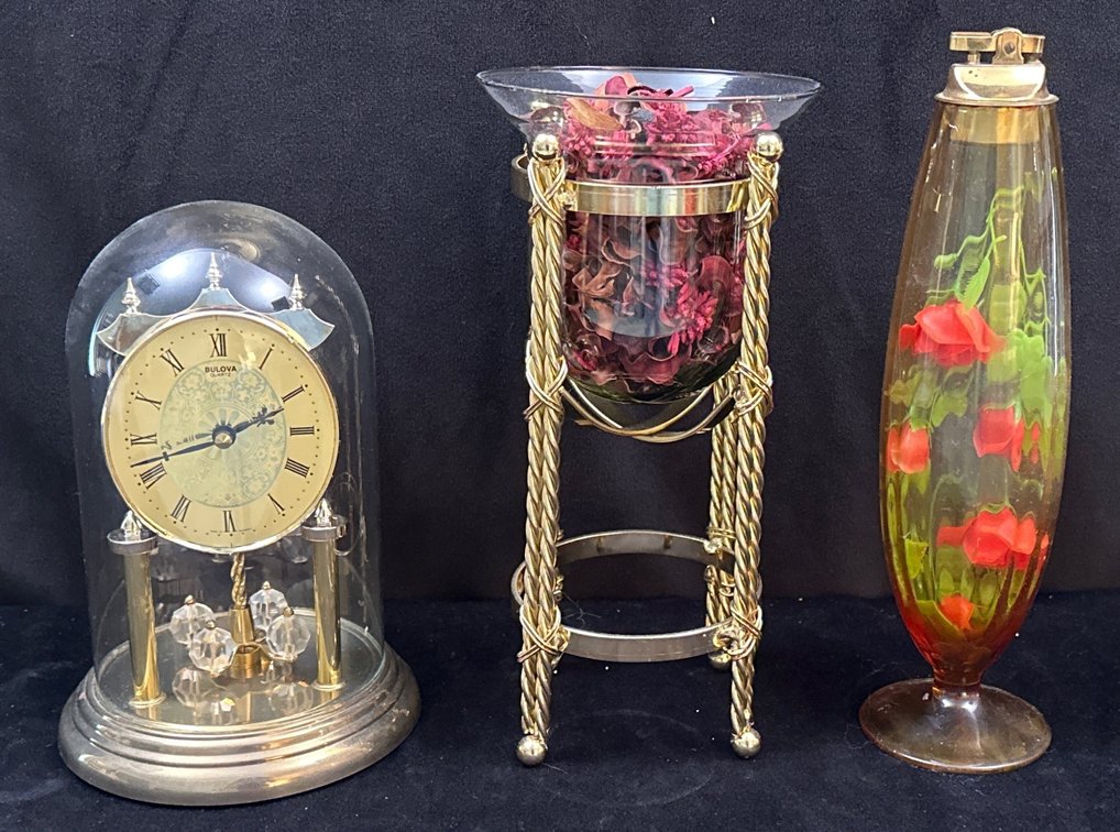Bulova Anniversary Clock, Candle Holder& More (LPO)