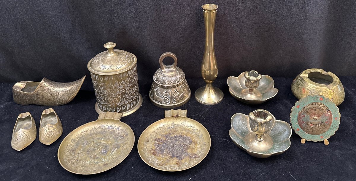 Brass Candle Holders, Shoes & More (LPO)
