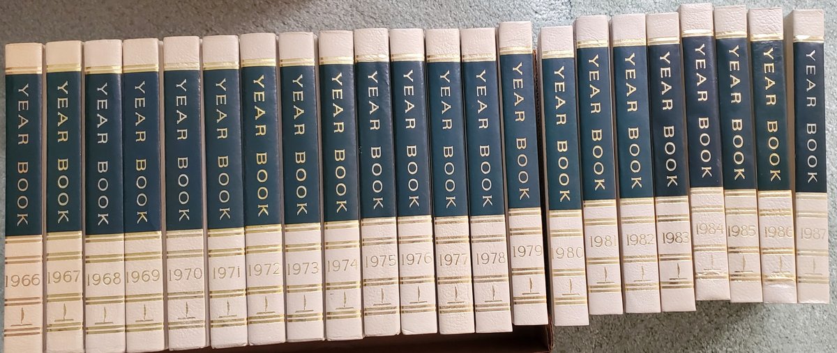 The World Book Year Book 1966-1987 (LPO)