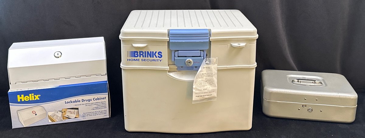 (3) Lockable Medication Cabinets (LPO)