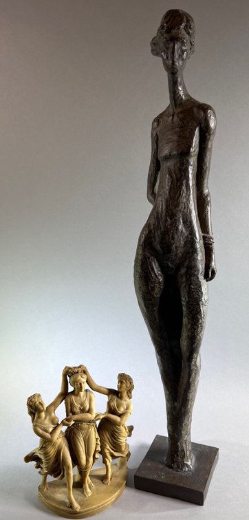 (2) Decorative Women Figurines (LPO)