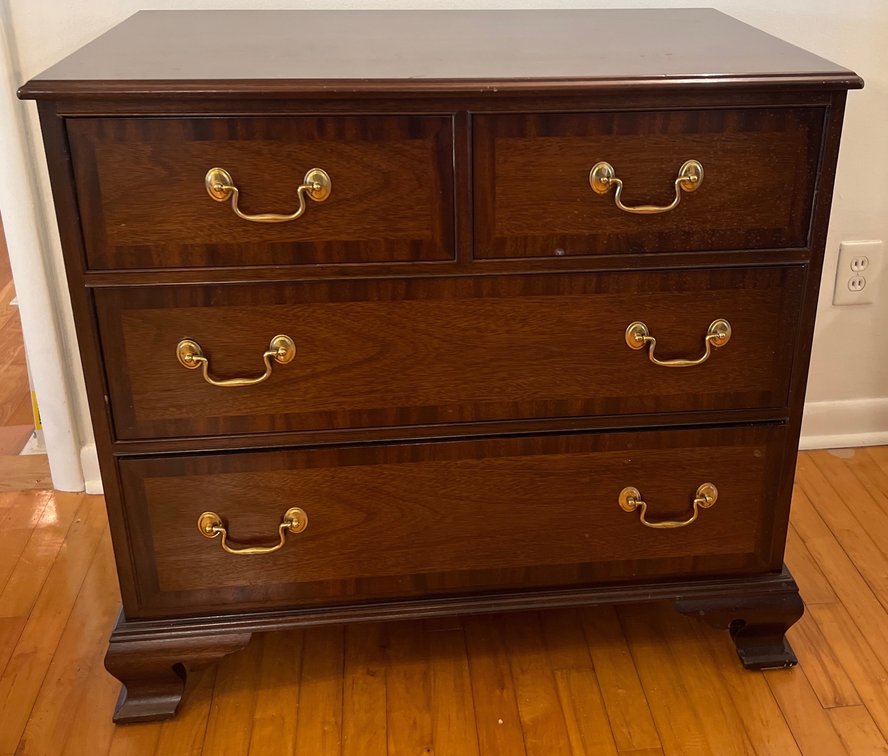 Wood Two over Two Batchelor's Chest (LPO)