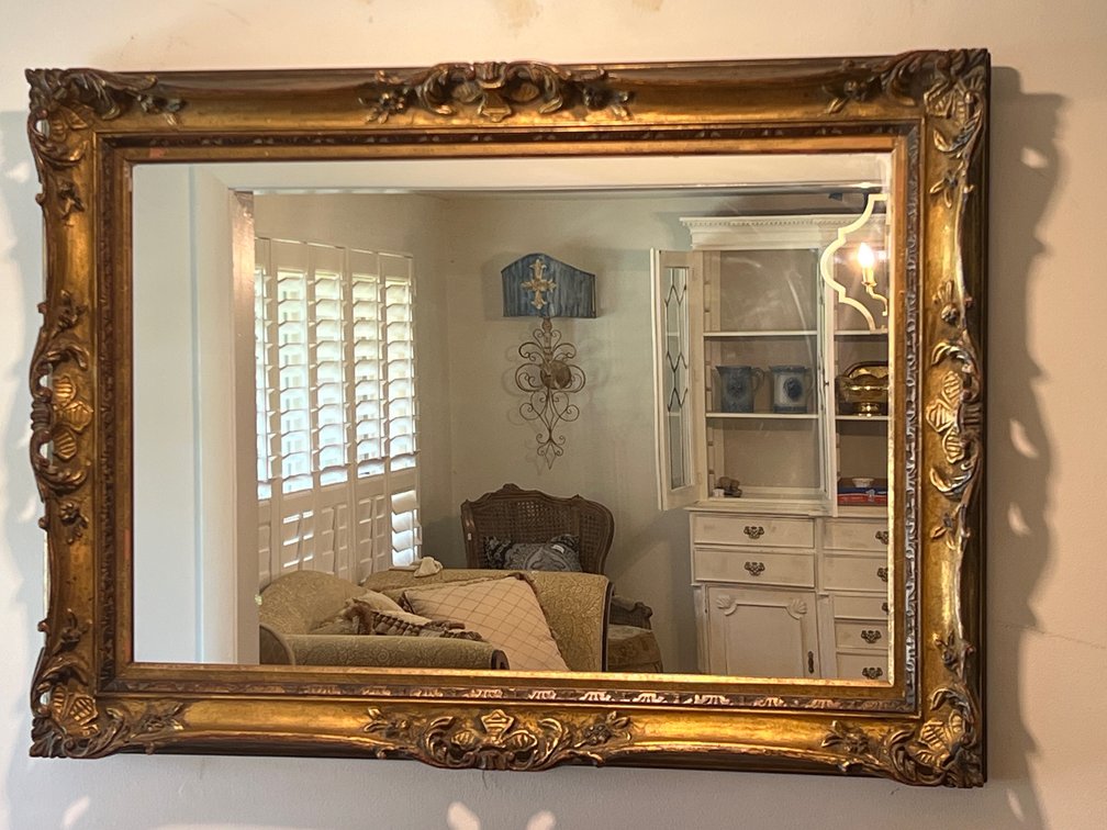 Bevelled Mirror in Ornate Frame (LPO)