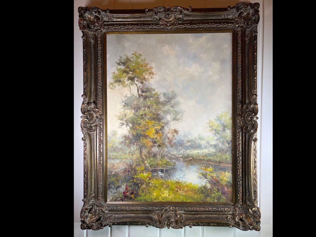 Very Large Ornate Landscape Painting (LPO)