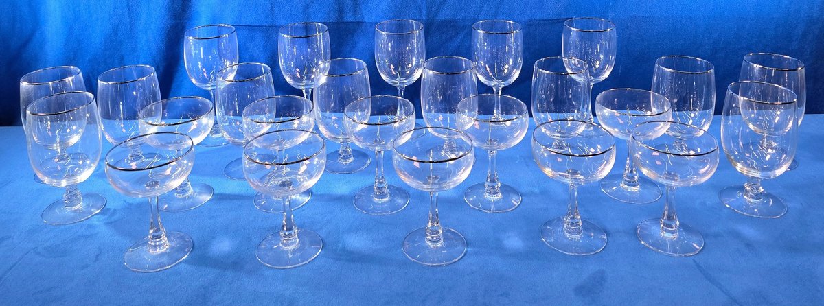 Vintage Fostoria Stemware "Trousseau" Pattern (LPO)
