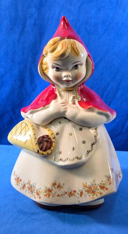 Vintage Hull Pottery Little Red Riding Hood Cookie Jar (LPO)