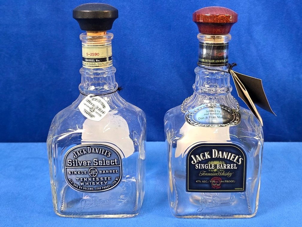Jack Daniel's Silver Select & Jack Daniel's Single Barrel Bottles