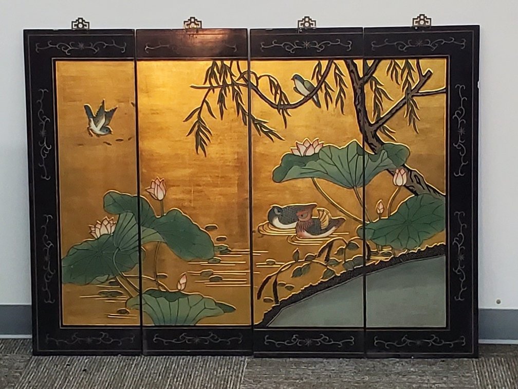 4-Piece Lacquered Oriental Wall Art (LPO)