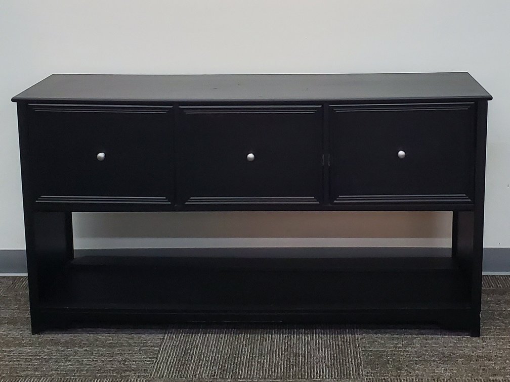 Black Office Credenza (LPO)