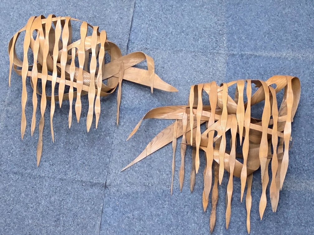 (2) Bent Wood Art Sculptures (LPO)