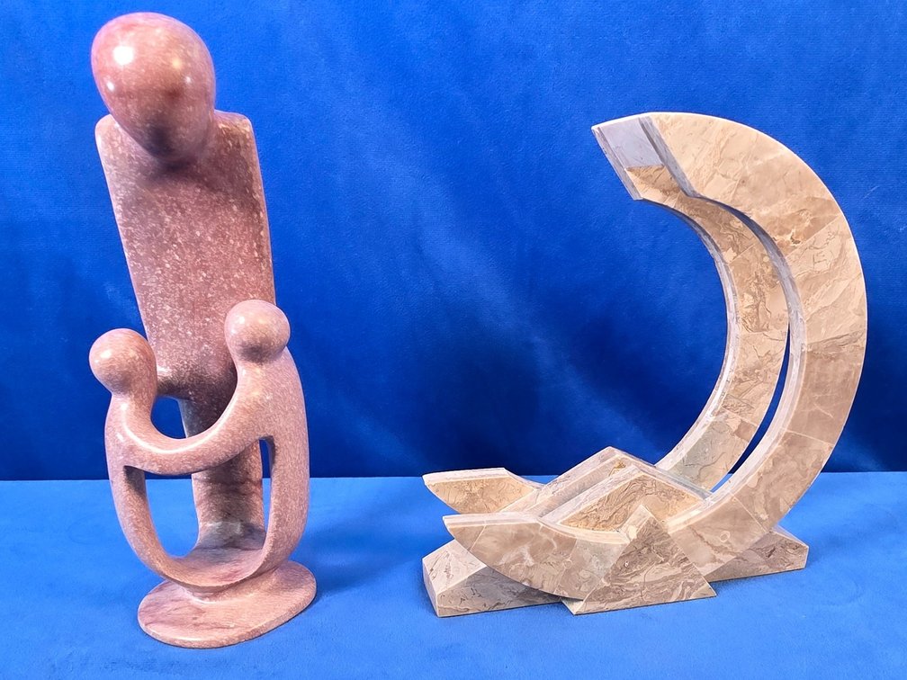 (2) Art Deco Sculptures