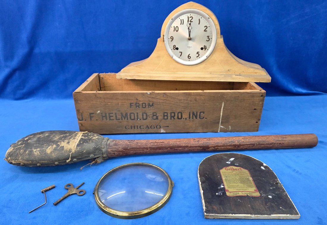 Vintage Mantle Clock & Initiation Paddle (LPO)