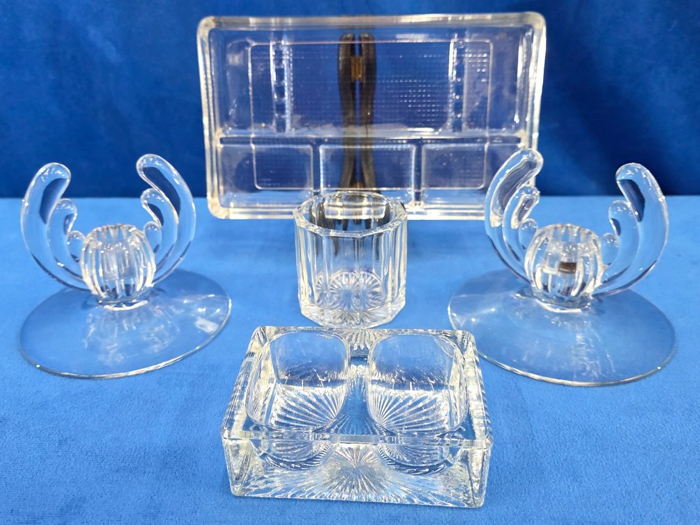 (2) Candle Holders, Divided Tray & More (LPO)