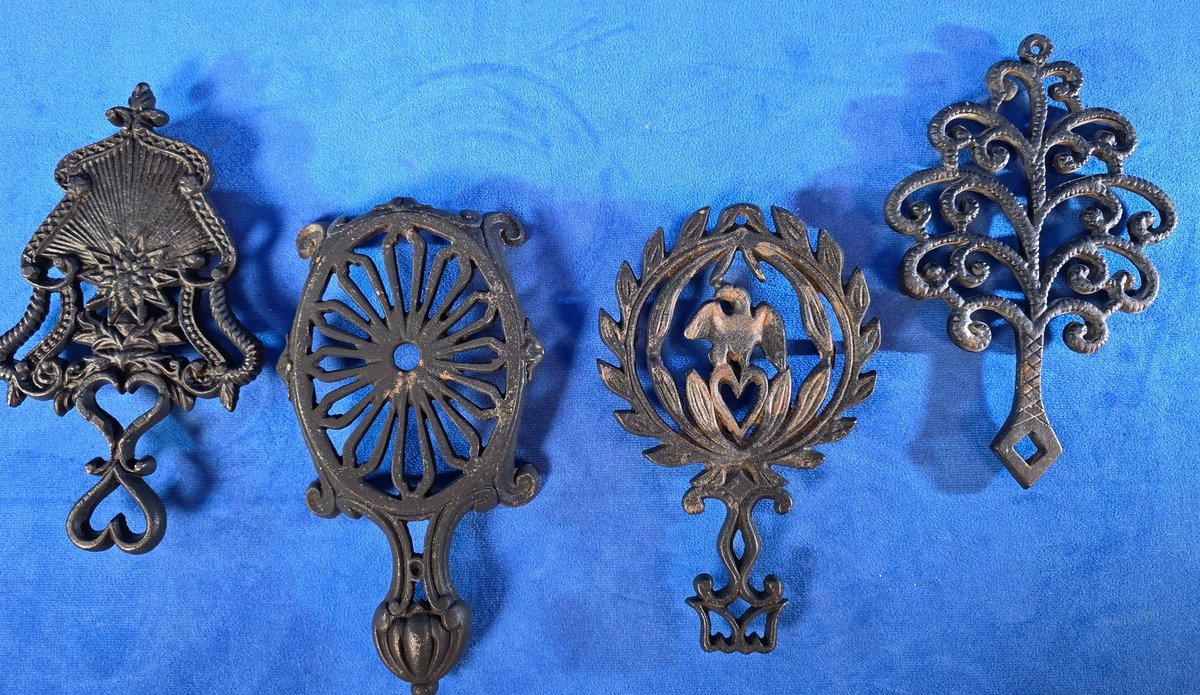 (4) Cast Iron Trivets