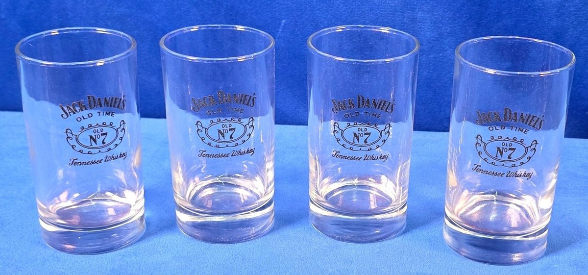 (4) Old Time No. 7 Highball Glasses