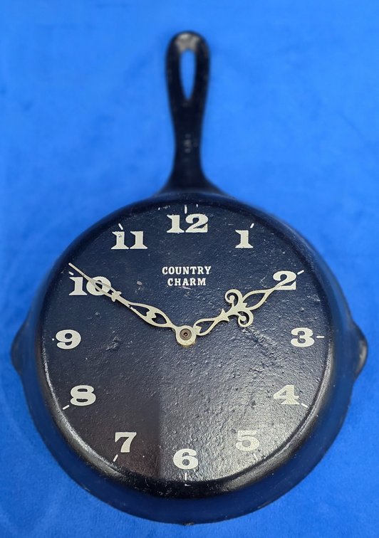Cast Iron Skillet Clock