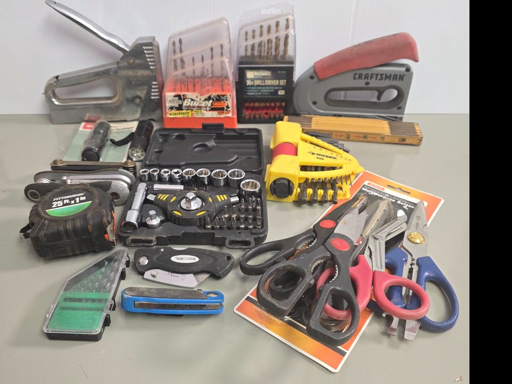 Staplers, Measuring Tape, Drill/Driver Set & More (LPO)