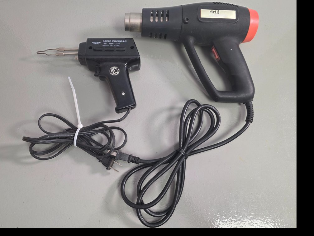 Drill Master Heat Gun & Chicago Tool Soldering Gun