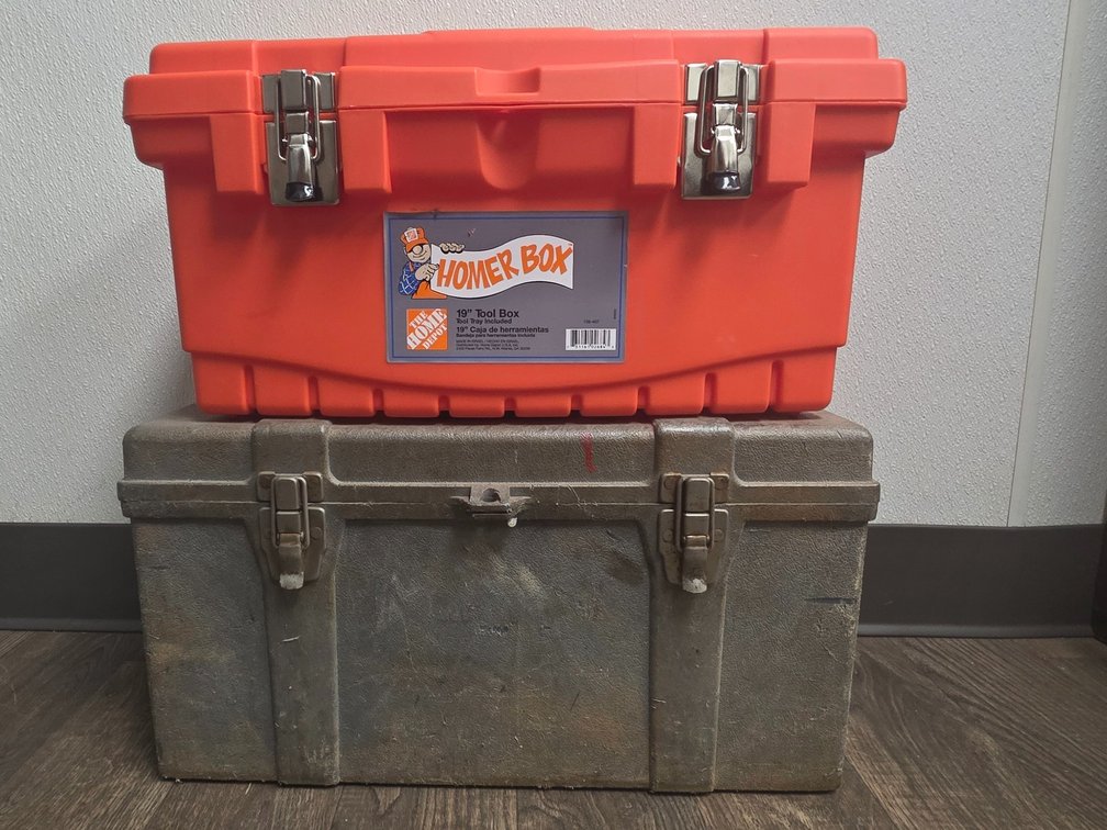 (2) Plastic Tool Boxes 