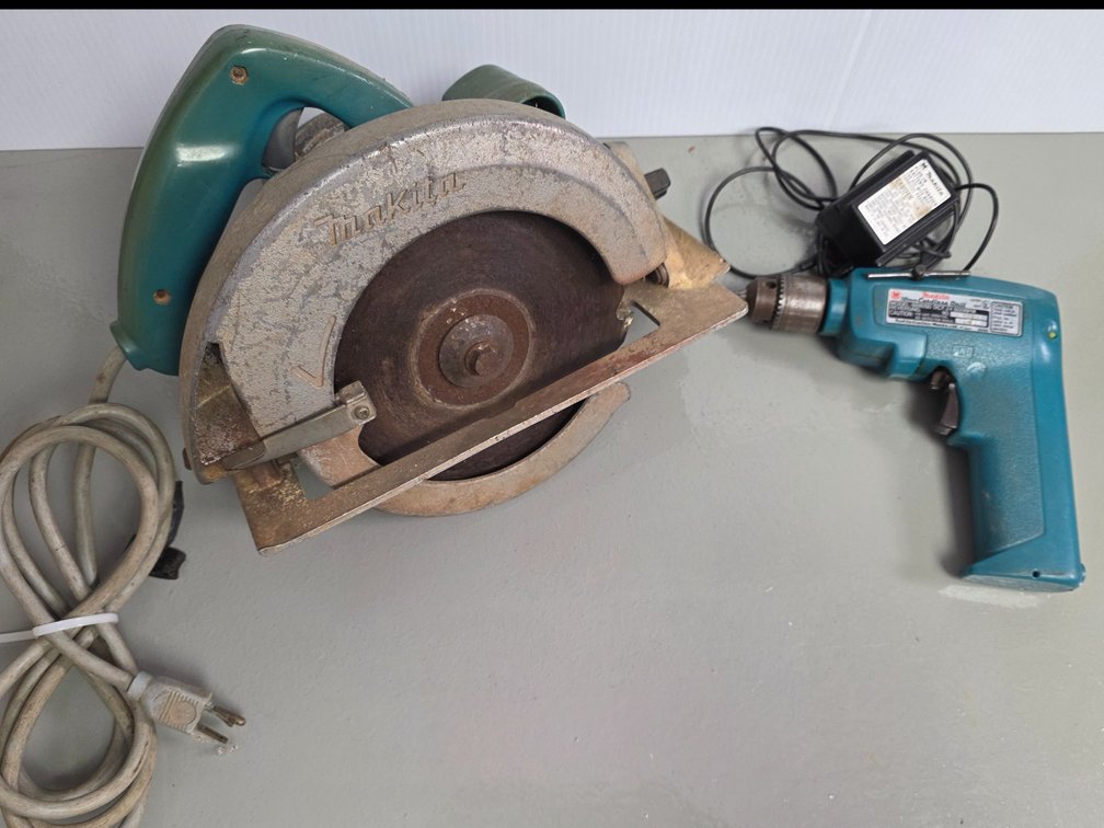 Makita 185mm Circular Saw & Makita 10 mm Cordless Drill (LPO)